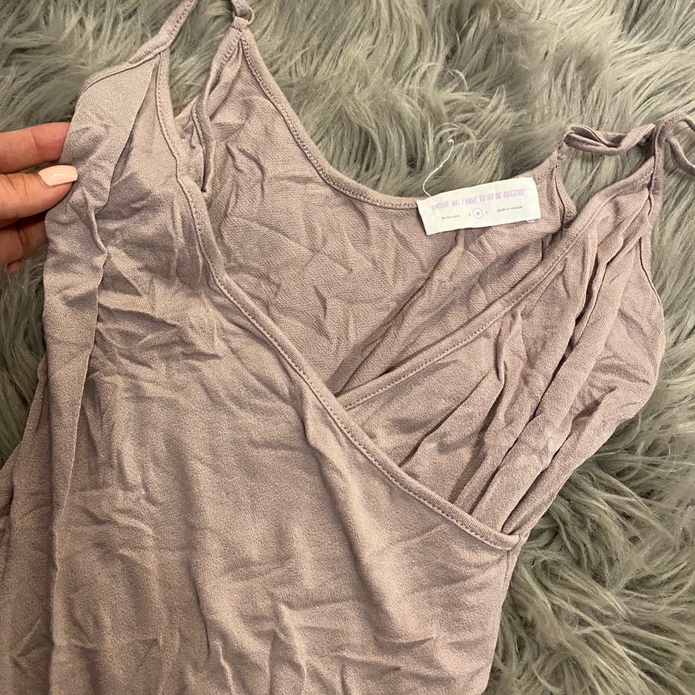 Strap-Front cross Body Suit